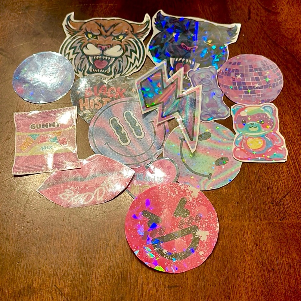 Holographic Sticker Pack - Multicolor